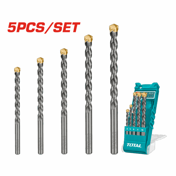 BROCA MURO JUEGO X 5 PZS INDUSTRIAL SUPER SELECT TOTAL (UTACSD5051)