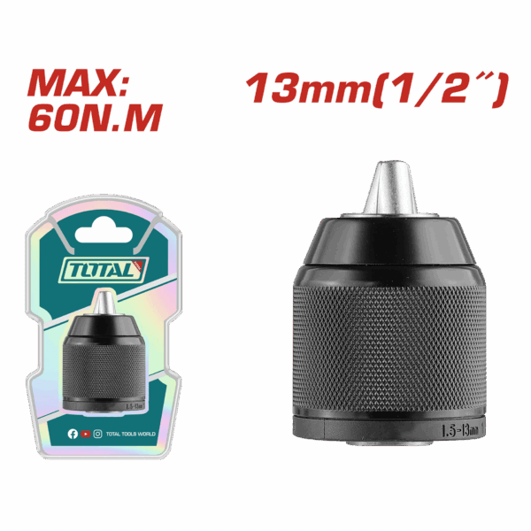 MANDRIL TALADRO 1/2" (13MM)  SUPER TOTAL (TAC4513201)