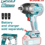 PISTOLA IMPACTO INALAMBRICA 1/2 20V 850NM BATERIA Y CARGADOR SE VENDEN POR SEPARADO SUPER TOTAL (TIWLI20851)