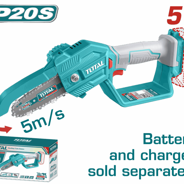 SIERRA MINI INALAMBRICA DE 5" 20V CARGADOR Y BATERIA NO INCLUIDO SUPER TOTAL (TGSLI2058)