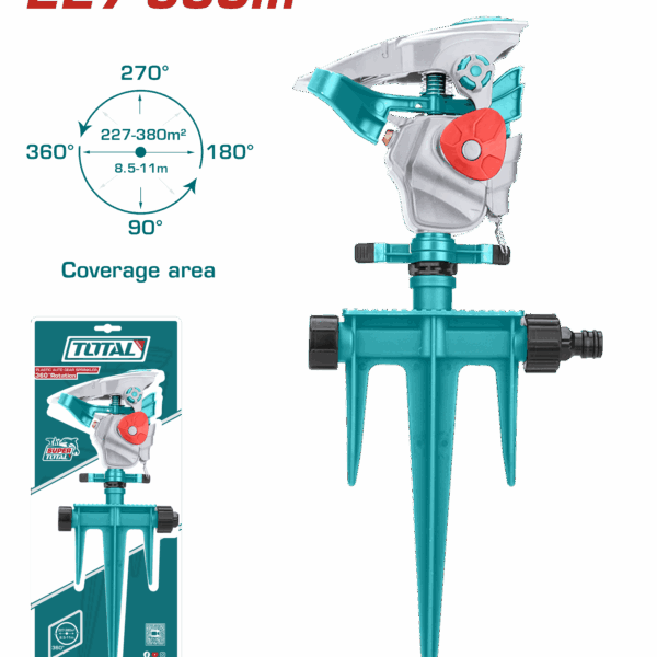 ASPERSOR DE RIEGO 3/4" 360° GIRATORIO SUPER TOTAL (THPS13601)