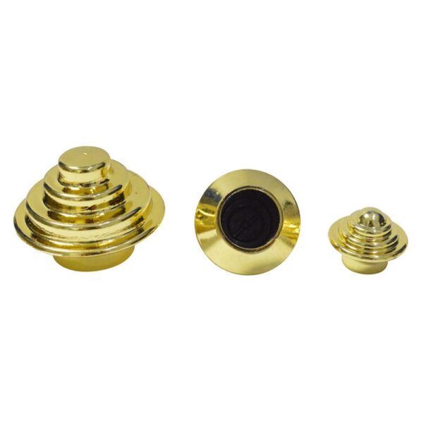 ACCESORIO CORTINERO TERMINAL DORADO ESCALERA 3/4 (PEQUEÑO)(1140401)