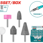 ACCESORIOS DE PIEDRA PARA MOTO TOOL 5 PZS TOTAL (TAKB0502)