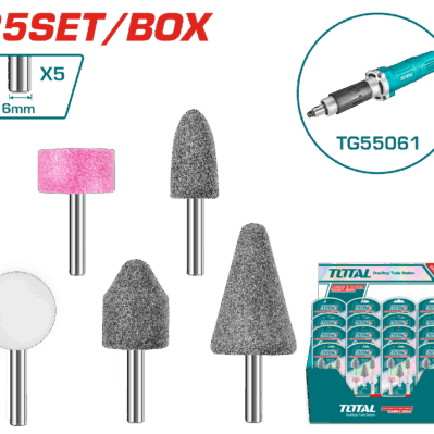 ACCESORIOS DE PIEDRA PARA MOTO TOOL 5 PZS TOTAL (TAKB0502)