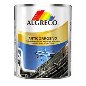 ANTICORROSIVO INDUSTRIAL NEGRO BRILLANTE CUARTO (90830014 (ALGRECO)