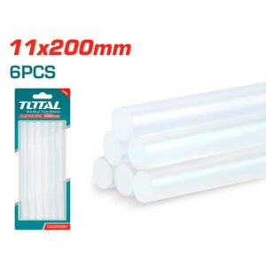 BARRA DE SILICONA GRUESA X 6PZS TOTAL (TACGT2061)