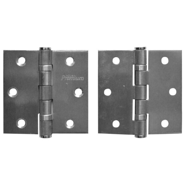 BISAGRA NUDO CABEZA PLANA ACERO INOXIDABLE INDUMA PREMIUM 3 X 3 (X PAR)(TC302-0001)