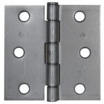 BISAGRA NUDO CABEZA PLANA HIERRO 3X3  X 12 PARES C-16 (PUERTA)(HT) (T1106-0052)