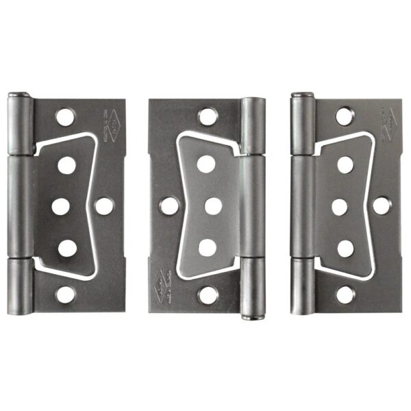 BISAGRA OMEGA INDUMA 3" NIQUEL SATIN ( CARPINTERIA) (PRECIO X 12 PRS) TRIO (T1306-151)(T1107-0046)