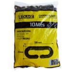 CADENA PLASTICA  6 NEGRA ESLABON ABIERTO X 10 MTS UDUKE