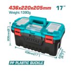 CAJA HERRAMIENTA 17 PLASTICA SUPER SELECT TOTAL (TPBX0171)