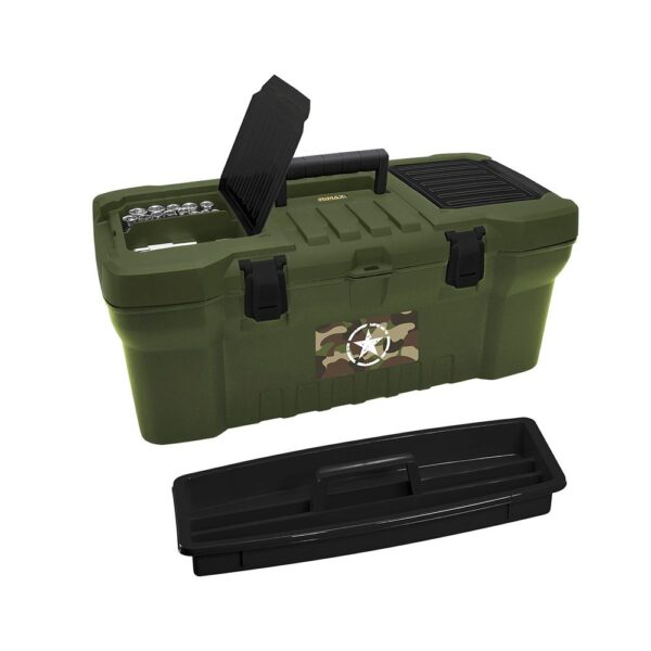 CAJA HERRAMIENTA 20 PRO ARMY CERR PLASTICA RIMAX 44463 (12464)