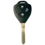 CARCASA AUTO ORIGINAL CON MANDO TOYOTA 3 BOTONES TRIANGULAR DERECHO