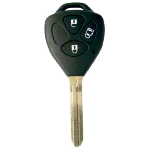 CARCASA AUTO ORIGINAL CON MANDO TOYOTA 3 BOTONES TRIANGULAR DERECHO