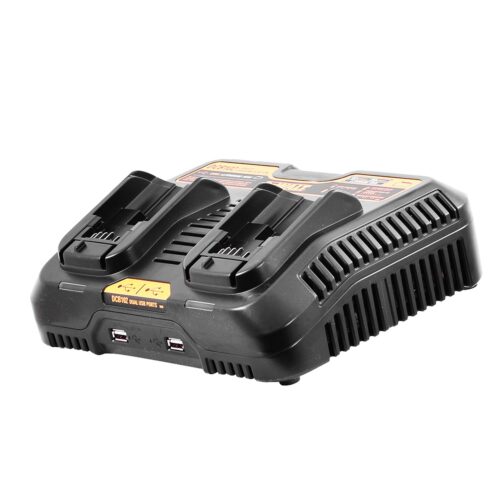 CARGADOR DOBLE DE BATERIA DEWALT DE ION DE LITIO 12V / 20V (DCB102)