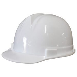 Casco Construccion Economico Blanco con Barbuquejo (Sin NORMA)(HT50090)