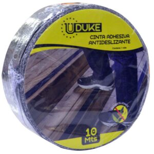 Cinta Adhesiva Antideslizante 2 x 10 MTS Negra Uduke (HT90183)