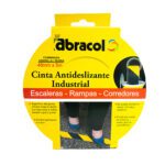 CINTA ANTIDESLIZANTE ABRACOL GRADA 2" X 5 MTS NEGRA-AMARILLA (SCCIANTYN48)