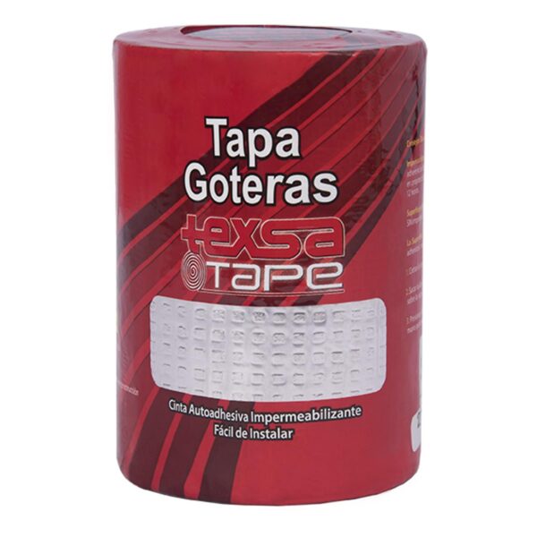 CINTA ASFALTICA TAPA GOTERAS 25 CM X 10 M ALUMINIO TEXSA TAPE