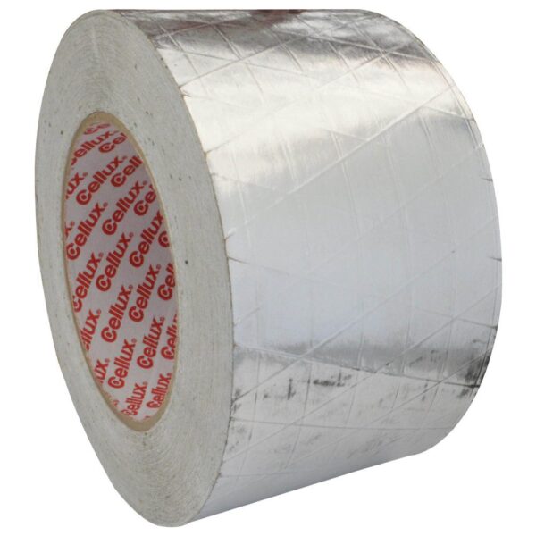 CINTA FOIL ALUMINIO CELLUX PARA DUCTOS DE AIRE ACONDICIONADO X 40 MTS