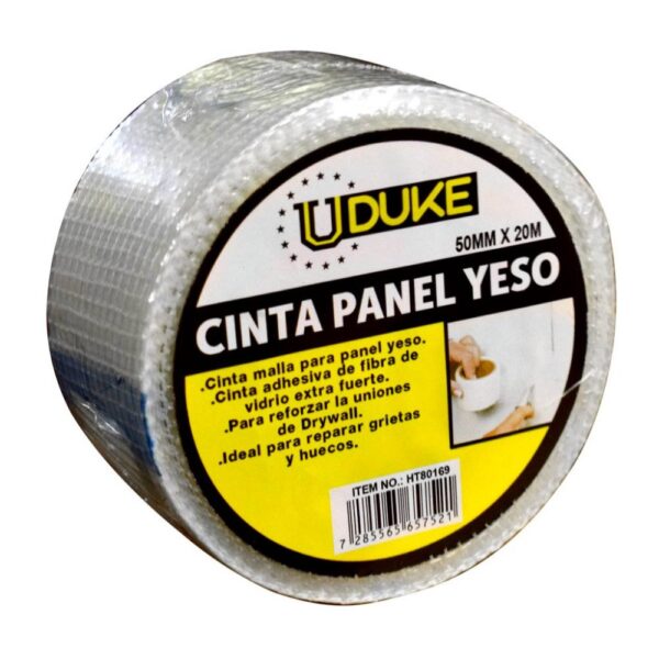 CINTA PANEL YESO FIBRA DE VIDRIO X 20M 2 PUL UDUKE  (HT80169)