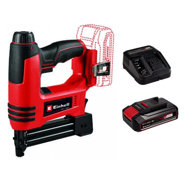 CLAVADORA + GRAPADORA INALAMBRICA 2 EN 1 EINHELL INCLUYE BATERIA 4.0AH Y CARGADOR (TE-CN 18 LI) (4257790)