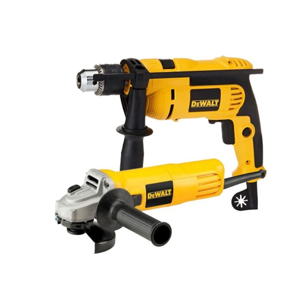COMBO DEWALT (DWD024-B3O) PULIDORA DEWALT 4 1/2 750W (DWE4010) + TALADRO DEWALT 1/2 710W VVR(DWD024)