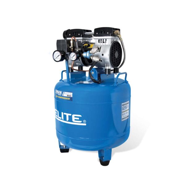 COMPRESOR ELITE 2 HP TANQUE 42LTS125PSI VERTICAL LIBRE DE ACEITE Y SILENCIOSO (CA2042)