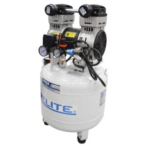 Compresor Elite 2.5 HP Tanque 42LTS 125PSI 1800RPM Vertical Libre de Aceite y Silencioso (CA2542D)