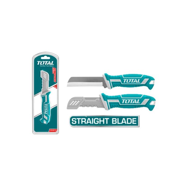 CUCHILLO PELACABLE 200 MM RECTO ACERO INOXIDABLE TOTAL (THT51881)