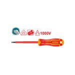 Destornillador Aislado 1000V Industrial 5" Pala Amarillo - Rojo Total (THTIS5125)