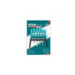 DESTORNILLADOR CROMO VANADIUM JUEGO X 18 PZS INCLUIDOS 10 DE PRESICION TOTAL (THT250618)