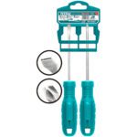 DESTORNILLADOR 1/4X5 CROMO VANADIUM JUEGO X 2 PZS TOTAL (THTDC250201)