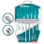 JUEGO DESTORNILLADORES X 6 PCS VANADIUM MANGO ERGONOMICO TOTAL (THTDC250601)