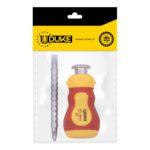 DESTORNILLADOR DOBLE PUNTA PUNO CON SEGURO (1/4X1-21/2) PQT X 1 UDUKE