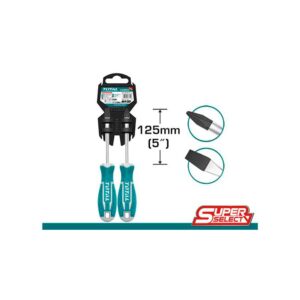 Destornillador Pala y Estria Juego x 2 Pzs Super Select Total (THT250201)