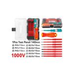 DESTORNILLADOR RELOJERO AISLADO JUEGO X 10 PZS 1000 V TOTAL (THTIS5106)