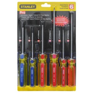 Destornillador Stanley Pro x 6 (Juego) (STHT69170)