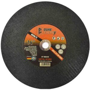 Disco 14" x 3/32 Corte Metal para Tronzadora Duke Energy Tecnologia Alemana (HT80415)
