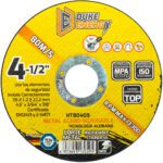 DISCO 4 1/2 CORTE METAL ACERO INOX 2 EN 1 DUKE ENERGY TECNOLOGIA ALEMANA (HT80409)