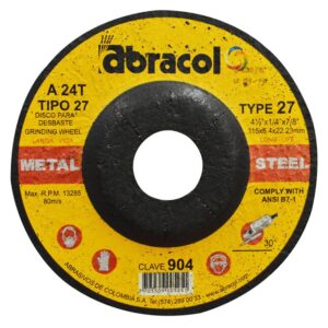 Disco Abracol P/M 4 1/2 x 1/4 (DT27 115X6,4X22,23MM) (904) (ABD7A0024058)