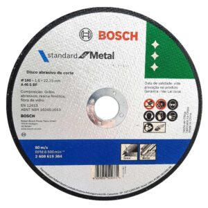 Disco Bosch Corte Metal 7 Plano (180*1.6*22.23MM) (2608619384000)