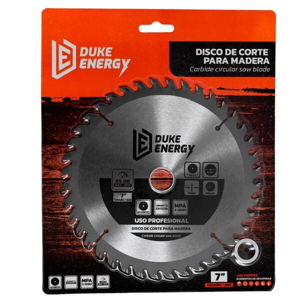 DISCO MADERA DUKE ENERGY PROFESIONAL (7X24) DMD724 (HT30024)