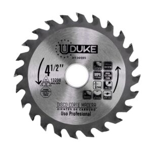 Disco Madera Uduke Profesional (4 1/2X24) DMA116 (HT30595)