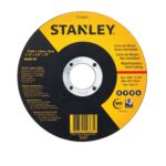 DISCO STANLEY CORTE METAL/ACERO INOX 4 1/2 PLANO AMARILLO NEGRO (STA8061)