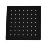 DUCHA REGADERA UDUKE NEGRA ACERO INOXIDABLE 6 CUADRADA (HT1620)