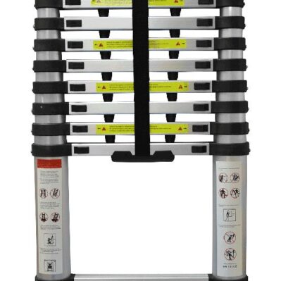 ESCALERA DE ALUMINIO TELESCOPICA 12 PELDANOS UDUKE (380CM) (HT1321)(CAP 150KG