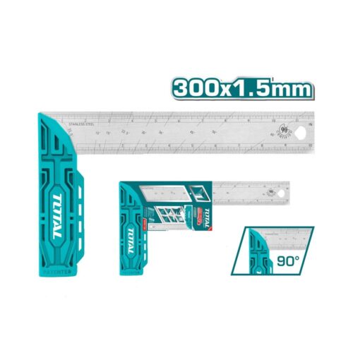 ESCUADRA 12" INDUSTRIAL ACERO INOXIDABLE TOTAL (TMT61126)