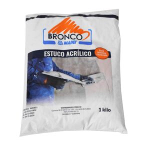 ESTUCO ACRILICO INTERIOR 1 KG BRONCO (5400601)
