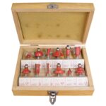 FRESAS PARA RUTEADORA UYUSTOOLS EJE 1/4 X 12 PCS (CQT012)